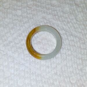 *2/$25* New Jade/Aventurine Gem Stone Ring 4 3/4 Men Women